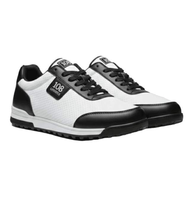 WHITE & BLACK RUNNING SNEAKER